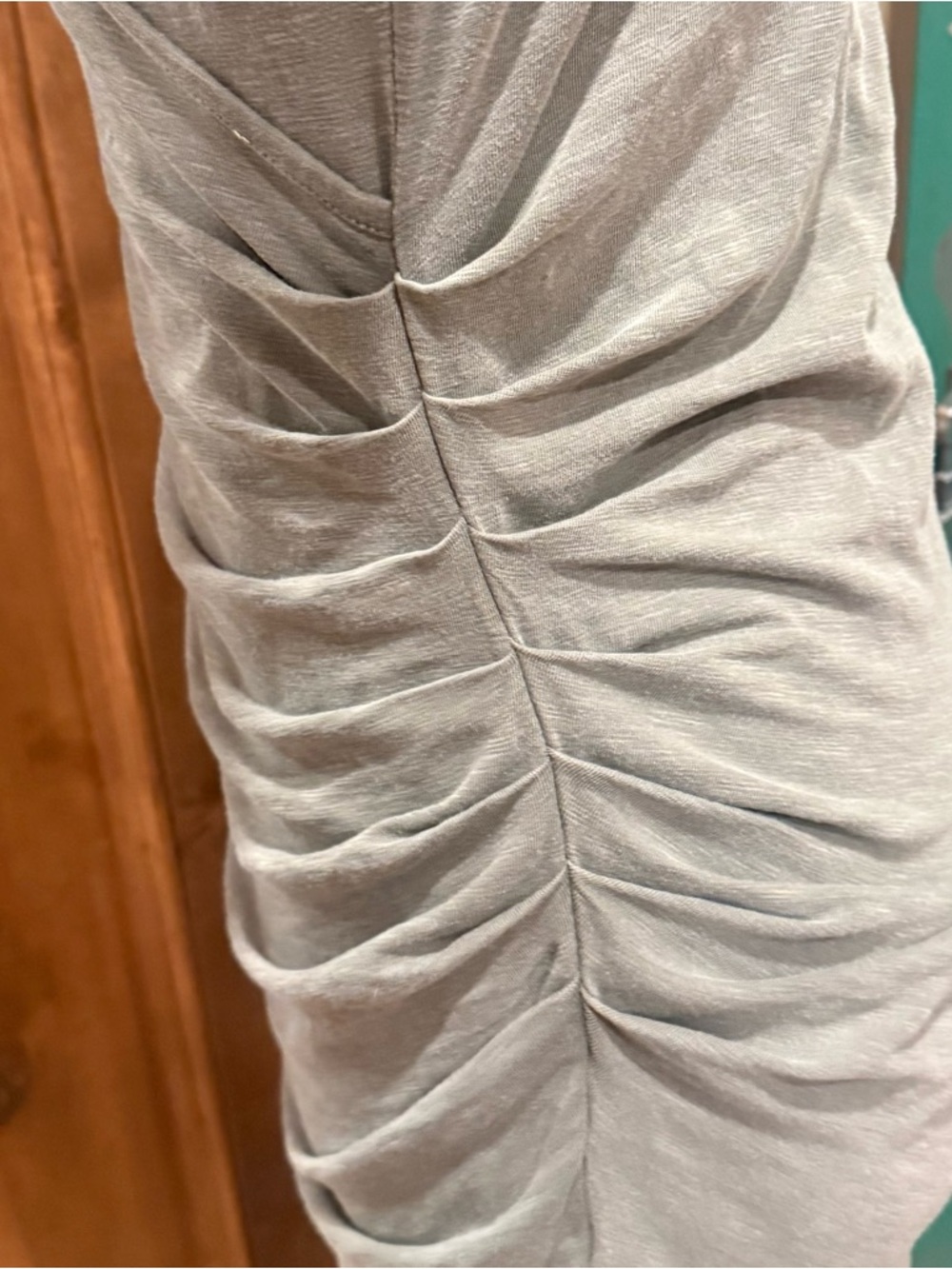 Sundry Ruched V-Neck Dress - Picture 7 of 7